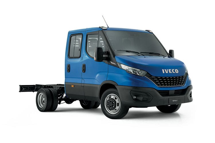 Our best value leasing deal for the Iveco Daily 3.0 Business Crew Cab Chassis 5100 WB Hi-Matic