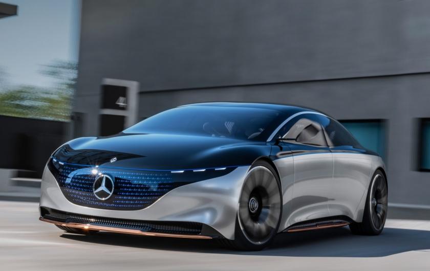 The Mercedes-Benz EQS Concept Car